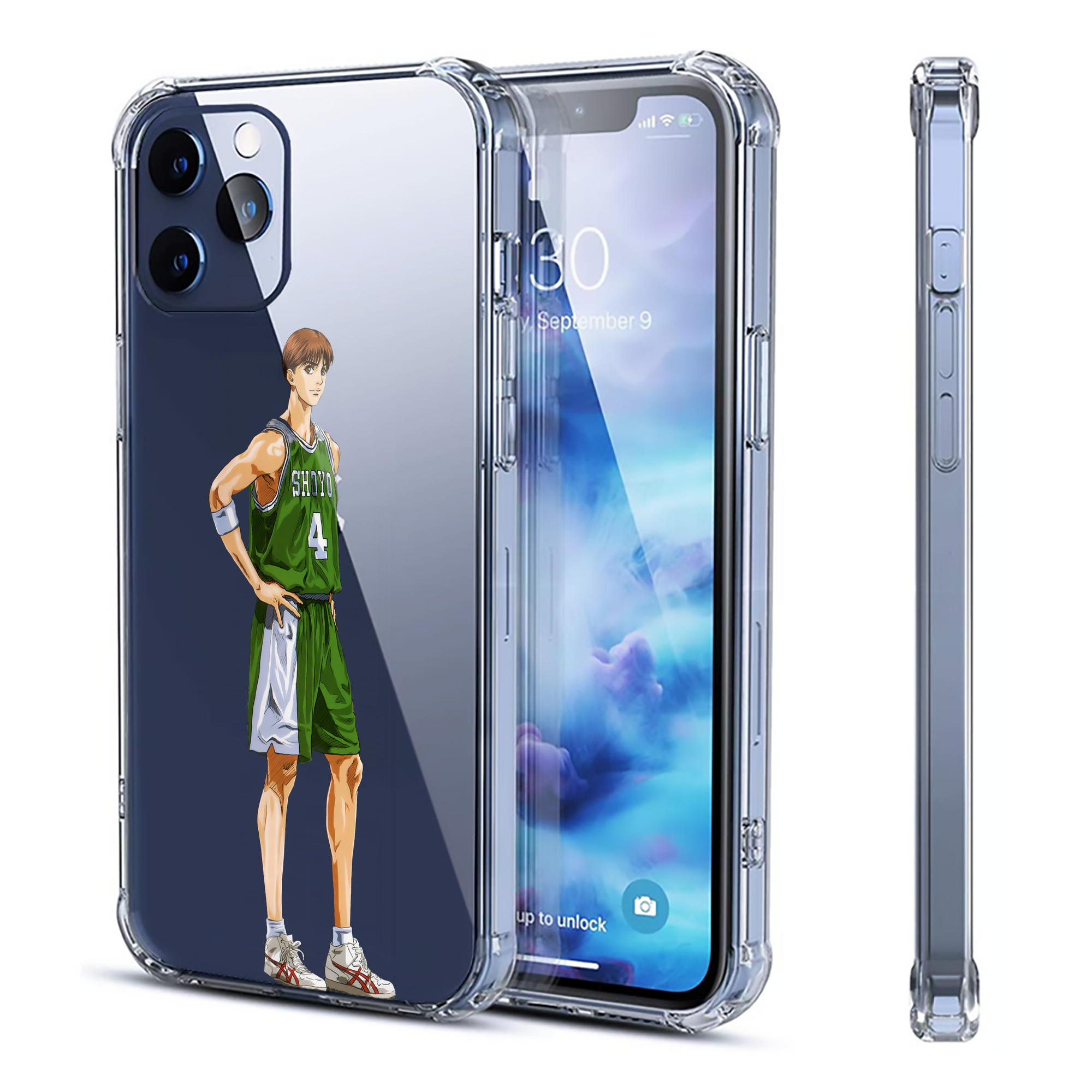 （画像用） SLAM DUNK／スラムダンク 【iPhone 12シリーズ対応】透明スマホケース（クリアソフトケース）